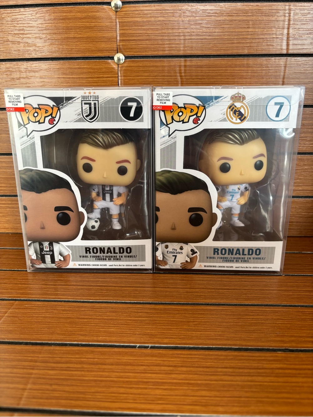 Perfect World Cup Gift Ronaldo Juventus & Real Madrid Figure Set